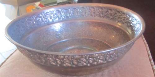 Copper-type Bowl with Hebrew Inscription