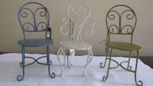 3 x Mini Chairs - for Dolls or Display Purposes