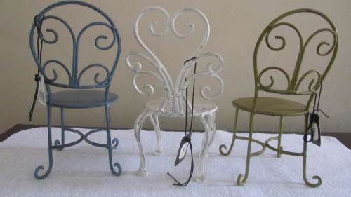 3 x Mini Chairs - for Dolls or Display Purposes