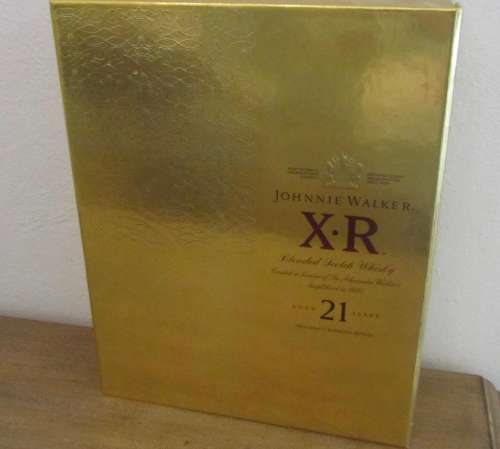 Johnnie Walker XR 21 Year Old - Empty Bottle and Box