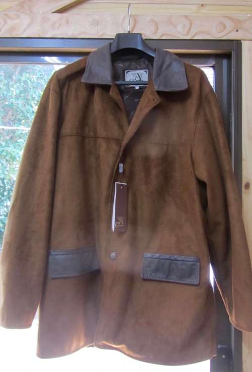 A Collezioni Suede Men`s Jacket - XXL - New