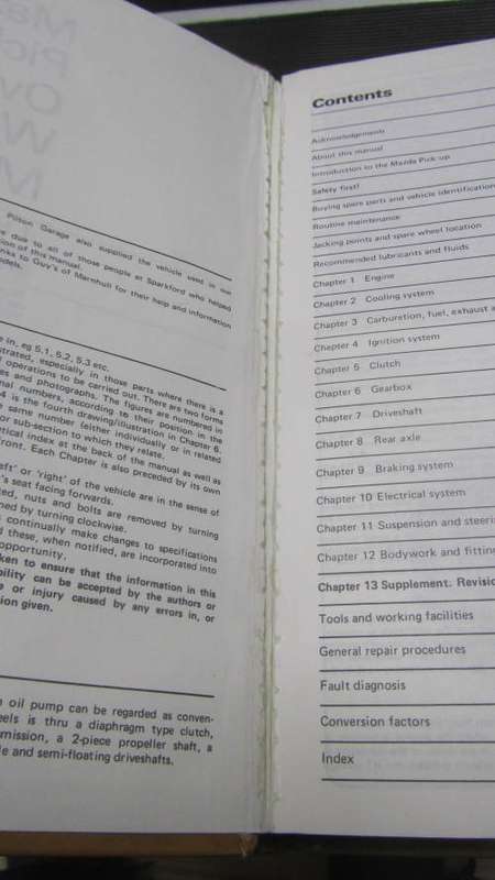 Haynes - Mazda Pick-Up Owners Workshop Manual