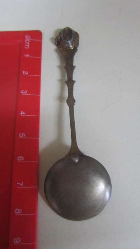 Small Collectable Tea Spoon - Egypt with Tiny Figurine