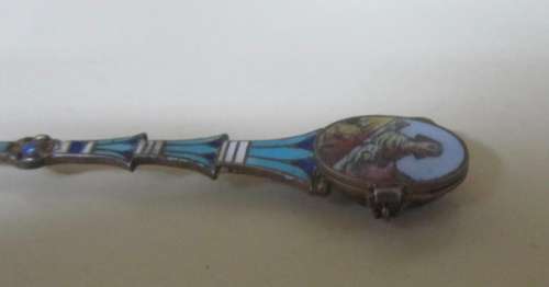 Small Collectable Tea Spoon - Egypt with Tiny Figurine