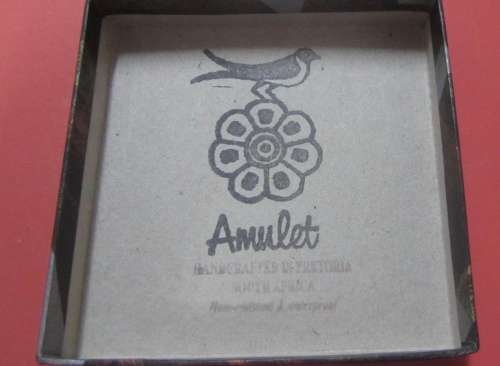 Set of 6 Amulet Handcrafted Dog Coasters in Box