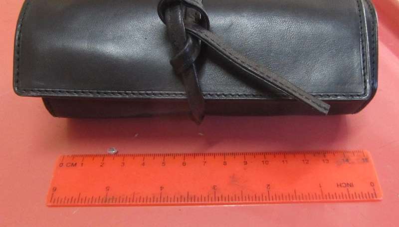Tony Perotti (Italy) Leather Jewellery Roll