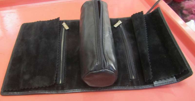 Tony Perotti (Italy) Leather Jewellery Roll