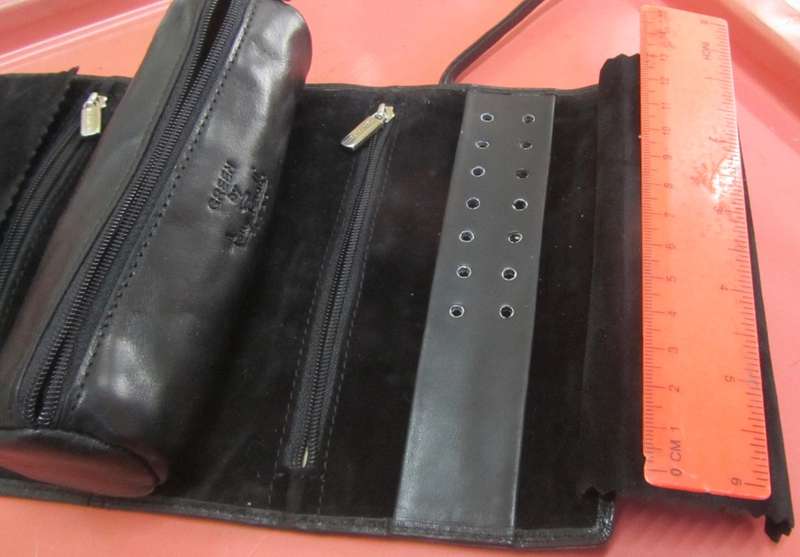 Tony Perotti (Italy) Leather Jewellery Roll