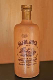 PAARL ROCK BRANDY Empty Bottle - Earthenware - GREAT FOR BAR DISPLAY