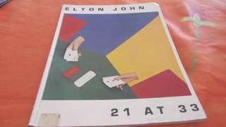 Elton John  21 at 33 Song Book