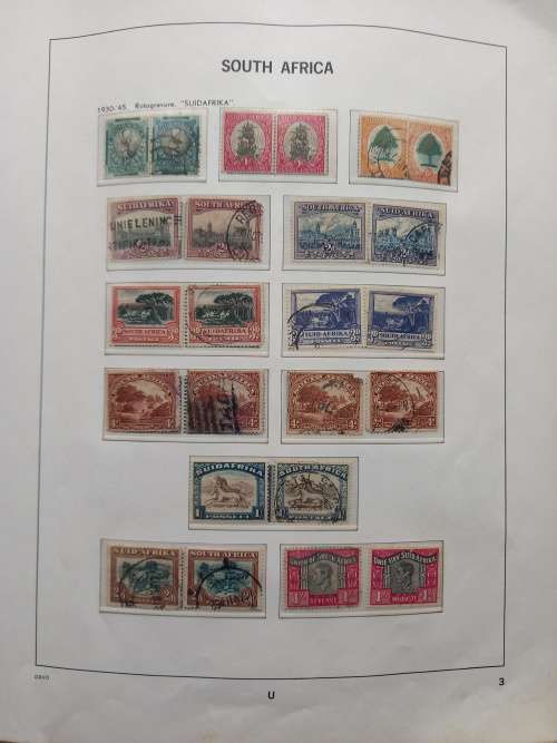 STAMP COLLECTION...UNION  AND SOUTH AFRICA. ....FREE SHIPPING.