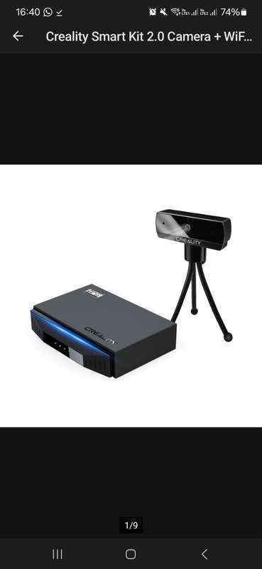 Creality 3 v3 SE and Creality WiFi box and camera. Like new!