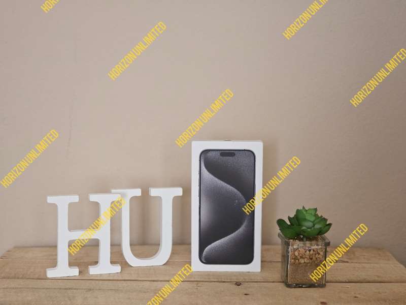 iPhone 15 Pro Max 256GB Black Titanium Sealed