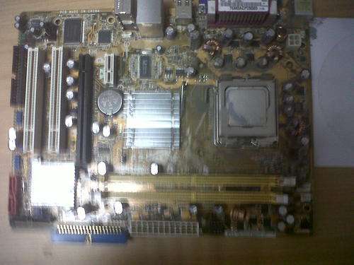 Asus P5GC-MX Motherboard with intel celeron 1.8 Ghz Cpu