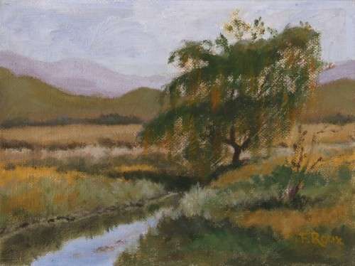 Francois Roux Original Landscape Oil Painting