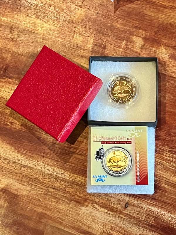 Oom Paul R5 Mintmark Coin - 2011