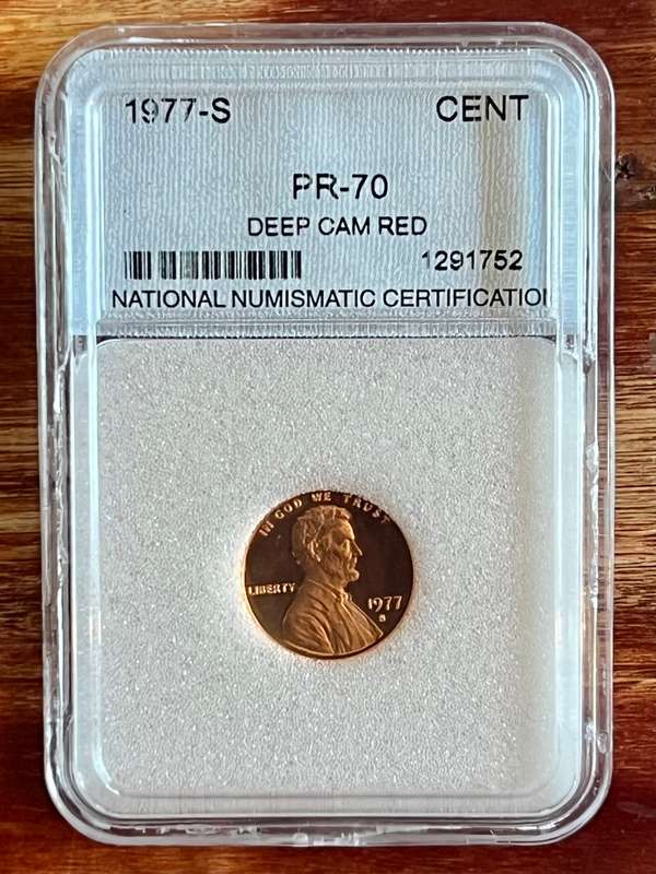 1977 Graded Proof-70 Lincoln Penny, 1 cent