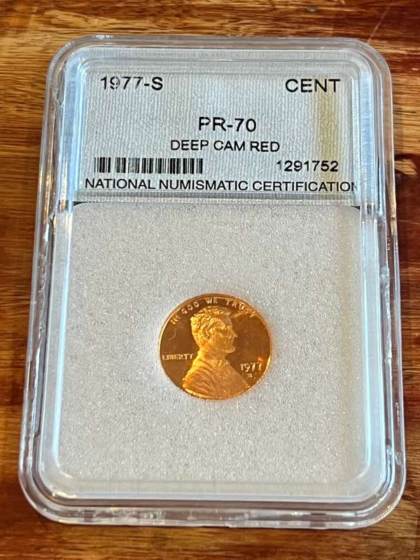 1977 Graded Proof-70 Lincoln Penny, 1 cent
