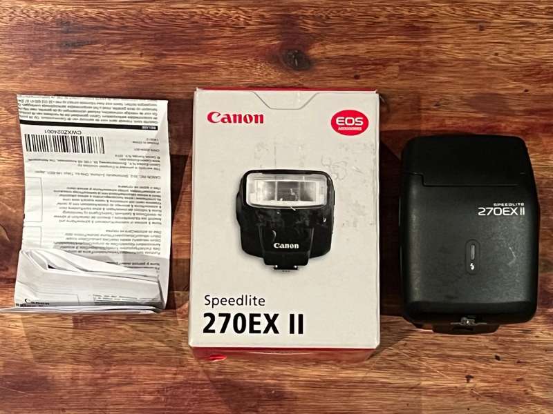 Canon Speedlite 270EX II Flash - Excellent condition in BOX