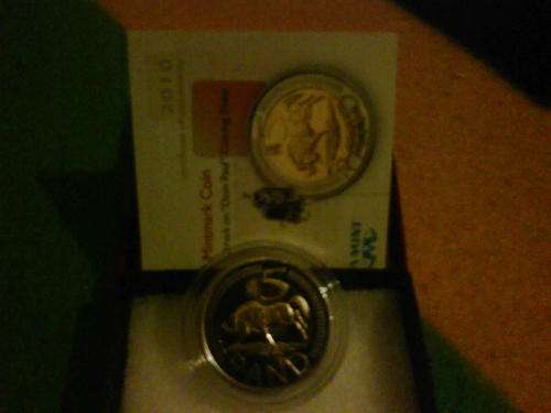 2010 R5 CW MINTMARK Coin, struck on Oom Paul Coining Press! Special Year!!!