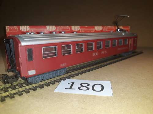 HAG for Marklin - 3 rail AC - Swiss dining car with Pantograph and Marklin Relex Couplers "HO"