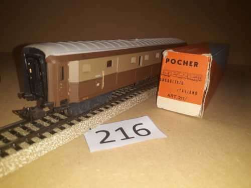Pocher 211/3 - Italian Baggage Car for Marklin - "HO"