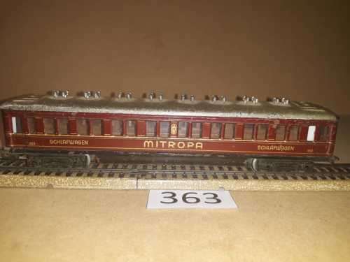 Marklin 353 - German Railways Sleeping Car - All metal - "HO"