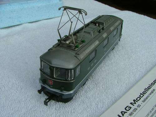 HAG No. 160 Made In Switzerland:Swiss Electric Bo-Bo Loco 3 Rail AC Analog Marklin Compatible.