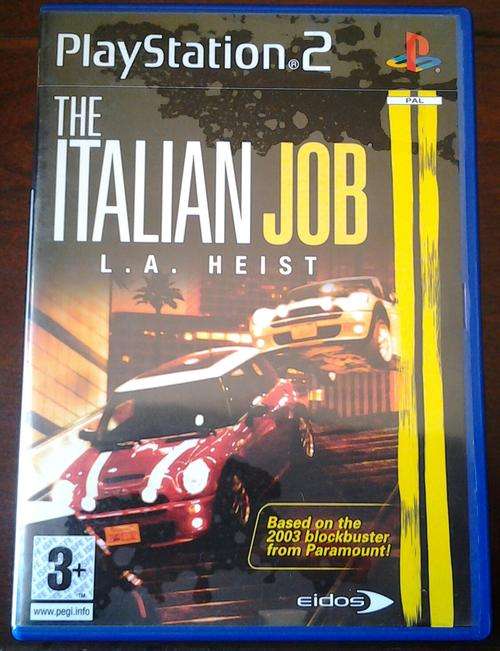 PS2 GAME - THE ITALIAN JOB, L.A. HEIST