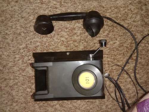 Vintage Siemens Brothers Wall Phone