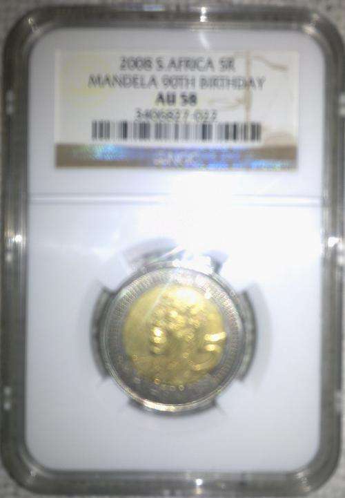 NGC Mandela AU58 2008 Birthday!!!
