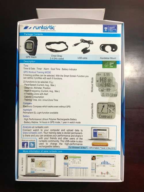 Runtastic GPS running watch