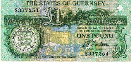 The States of Guernsey one Pound F