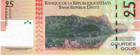 Haiti 25 Gourdes Bank note UNC
