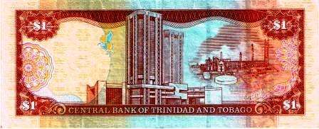 Trinidad & Tobago one Dollar Bank Note 2002 VF