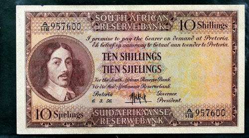10 SHILLING NOTE 1956
