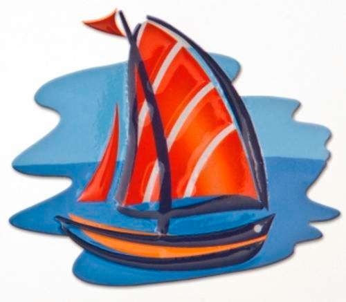 3D Boating - Stickers (Pack of 6)