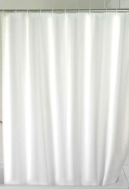 White PEVA - 180x200 Shower Curtain