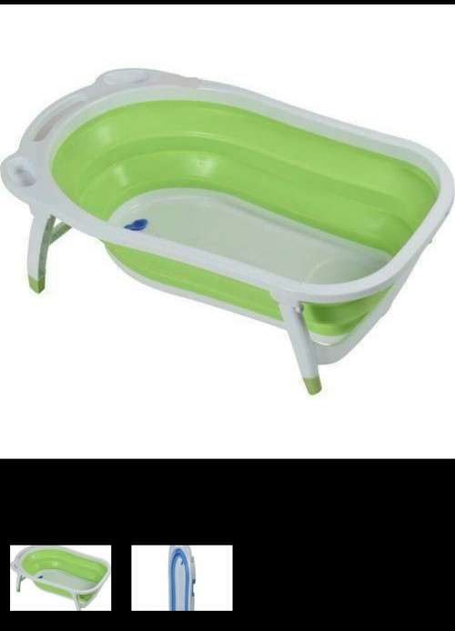 Baby folding bath colour pink and blue