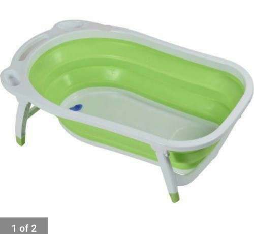 Baby folding bath colour pink and blue