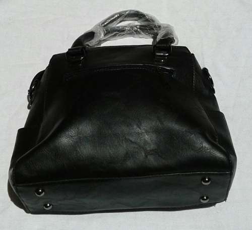 LEATHER MASSENGER handbag