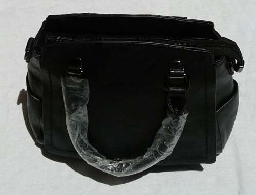 LEATHER MASSENGER handbag