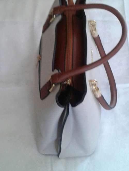 crossbody handbag nice one colour cream white