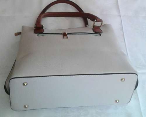 crossbody handbag nice one colour cream white
