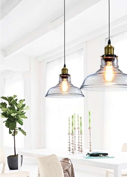 Clear Glass Pendant Light