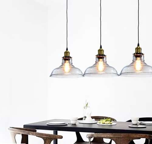 Clear Glass Pendant Light