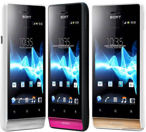 Sony Xperia miro ST23i Black Pink,White with gold,white with gold