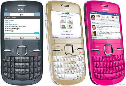 Nokia C3 VERIFIED SELLER ( Golden White , Hot Pink or Slate Grey)