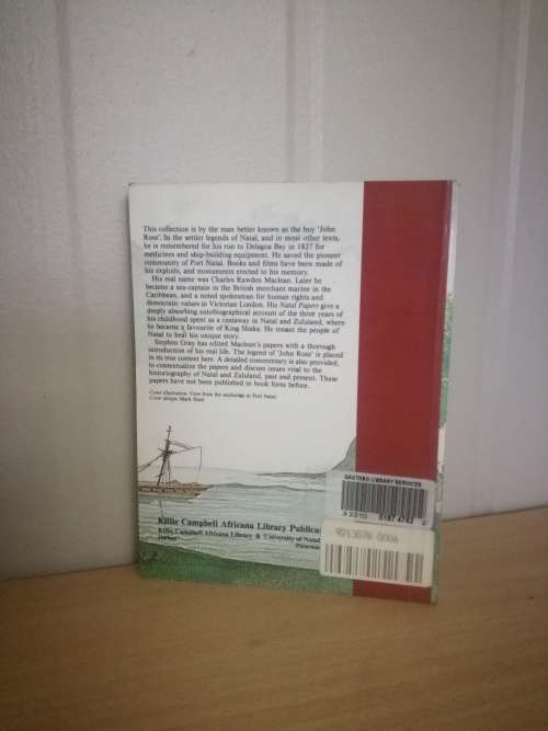 The Natal Papers Of `John Ross`