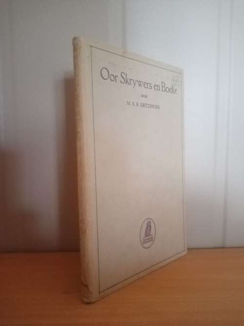 Oor Skrywers en Boeke